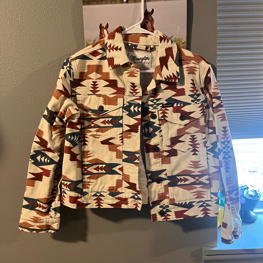 Wrangler Geometric Pattern Jacket